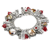 alice in wonderland silver bracelet