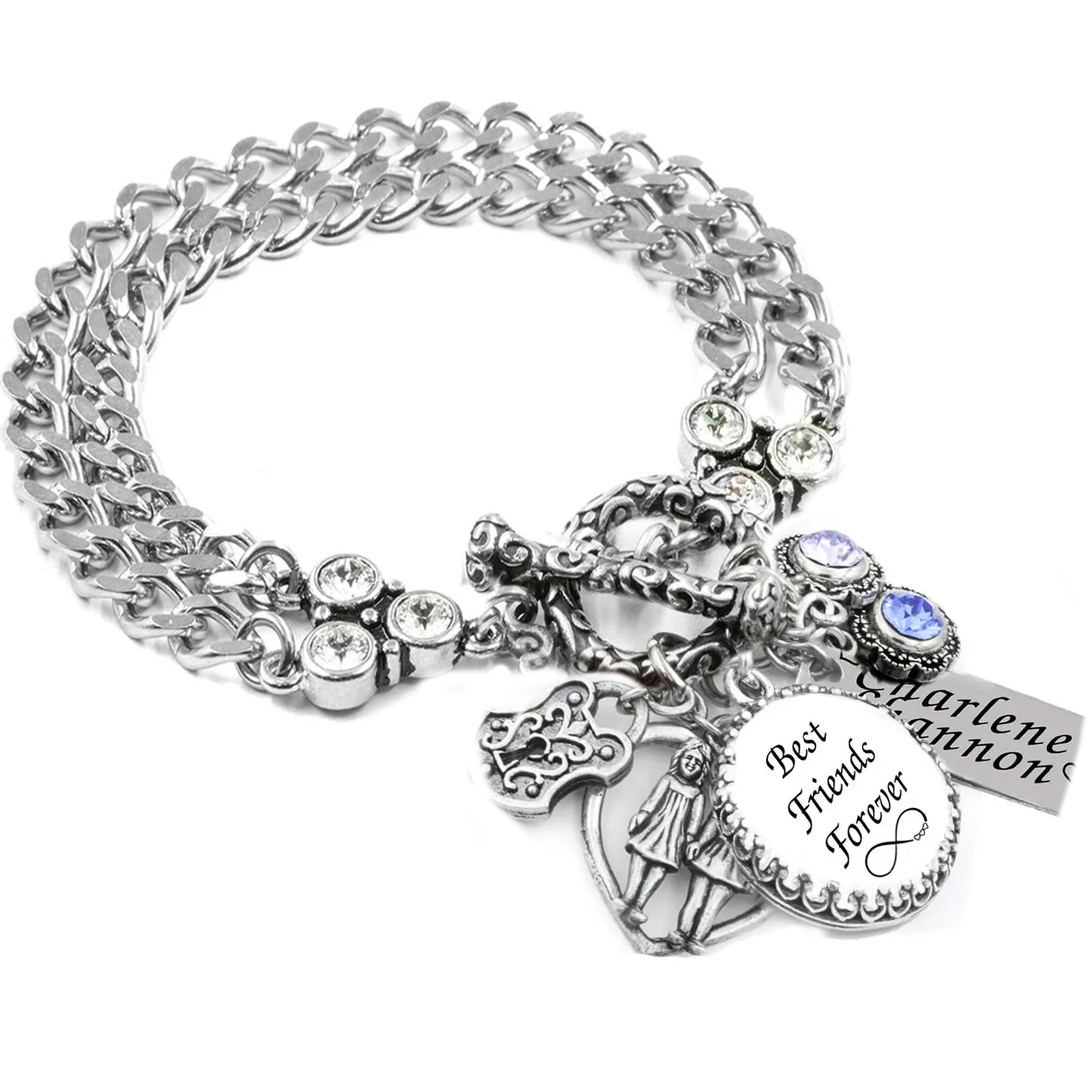 Custom Best Friend Bracelets - Blackberry Designs Jewelry