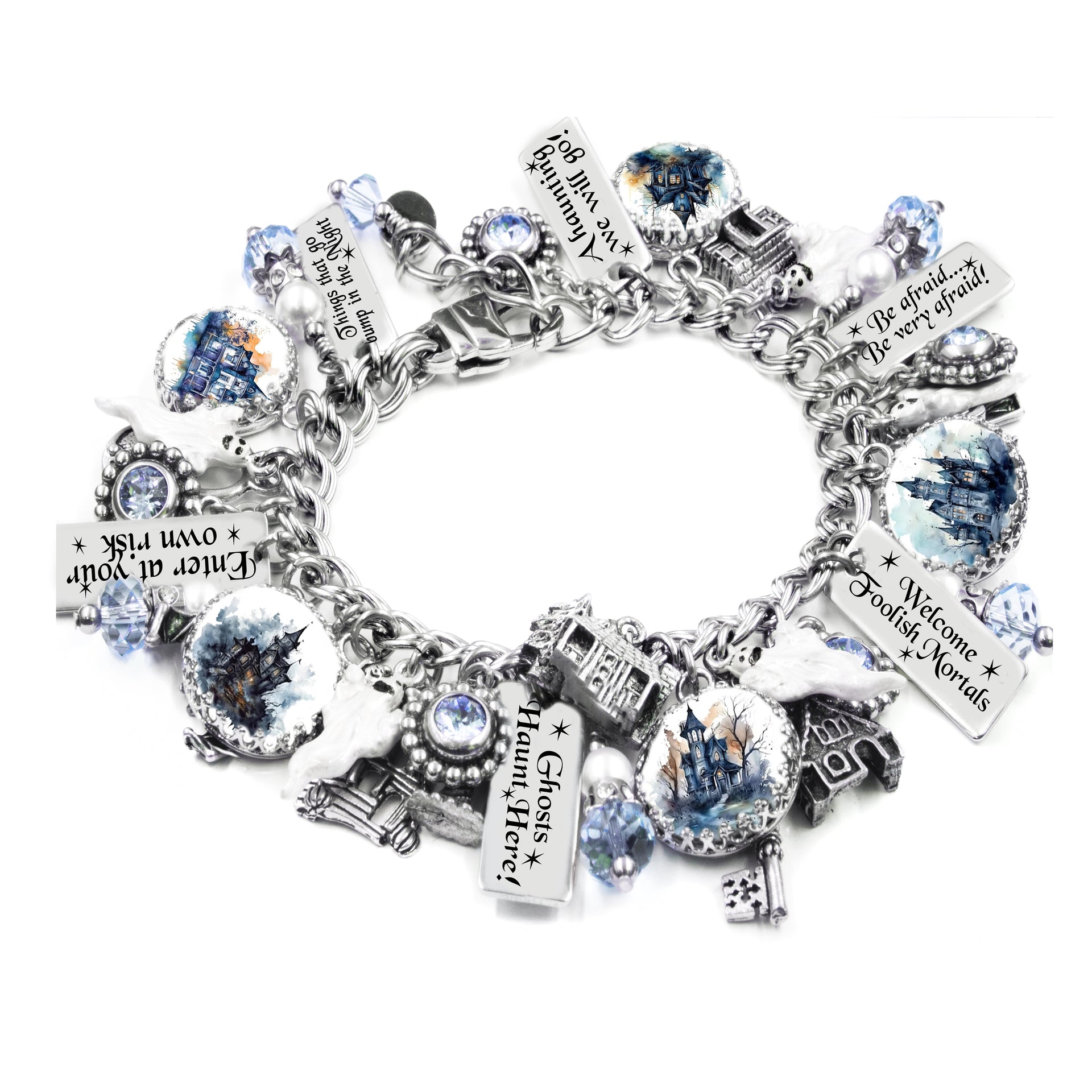 Haunted House Charm Bracelet
