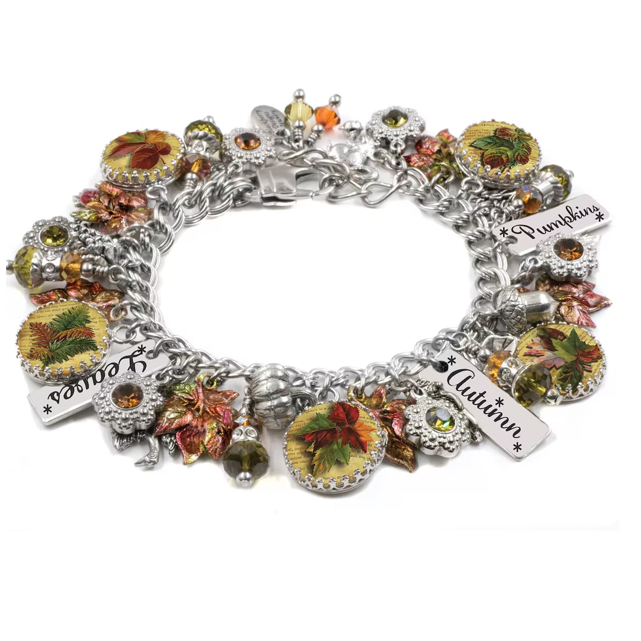 autumn-leaves-charm-bracelet
