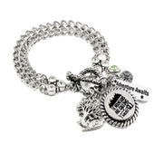 the mountains are calling and I must go bracelet