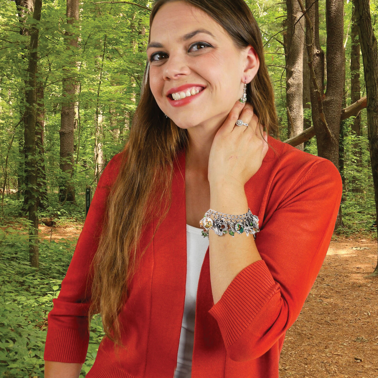 Robin Hood Charm Bracelet – Medieval Forest Jewelry, Handcrafted Gift