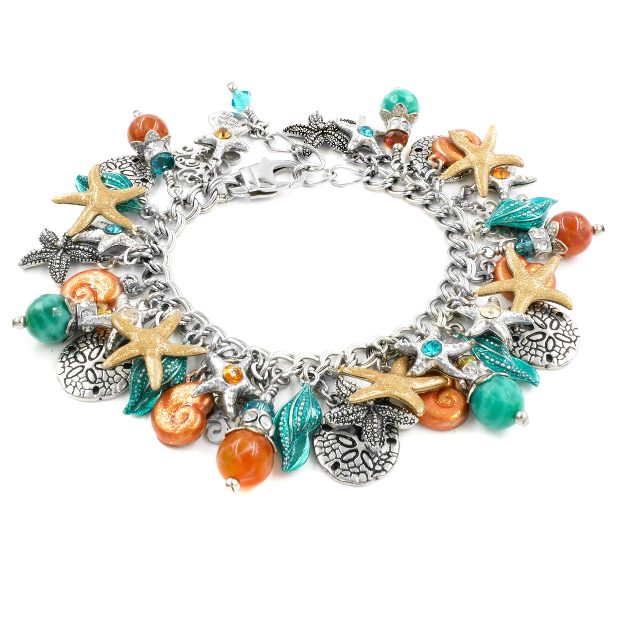 sea shell charm bracelet