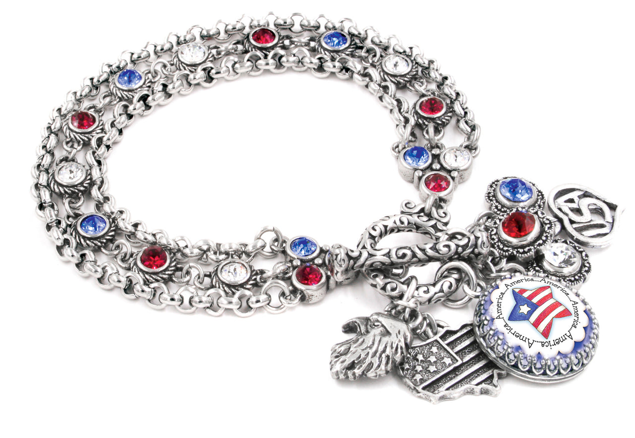 americana charm bracelet