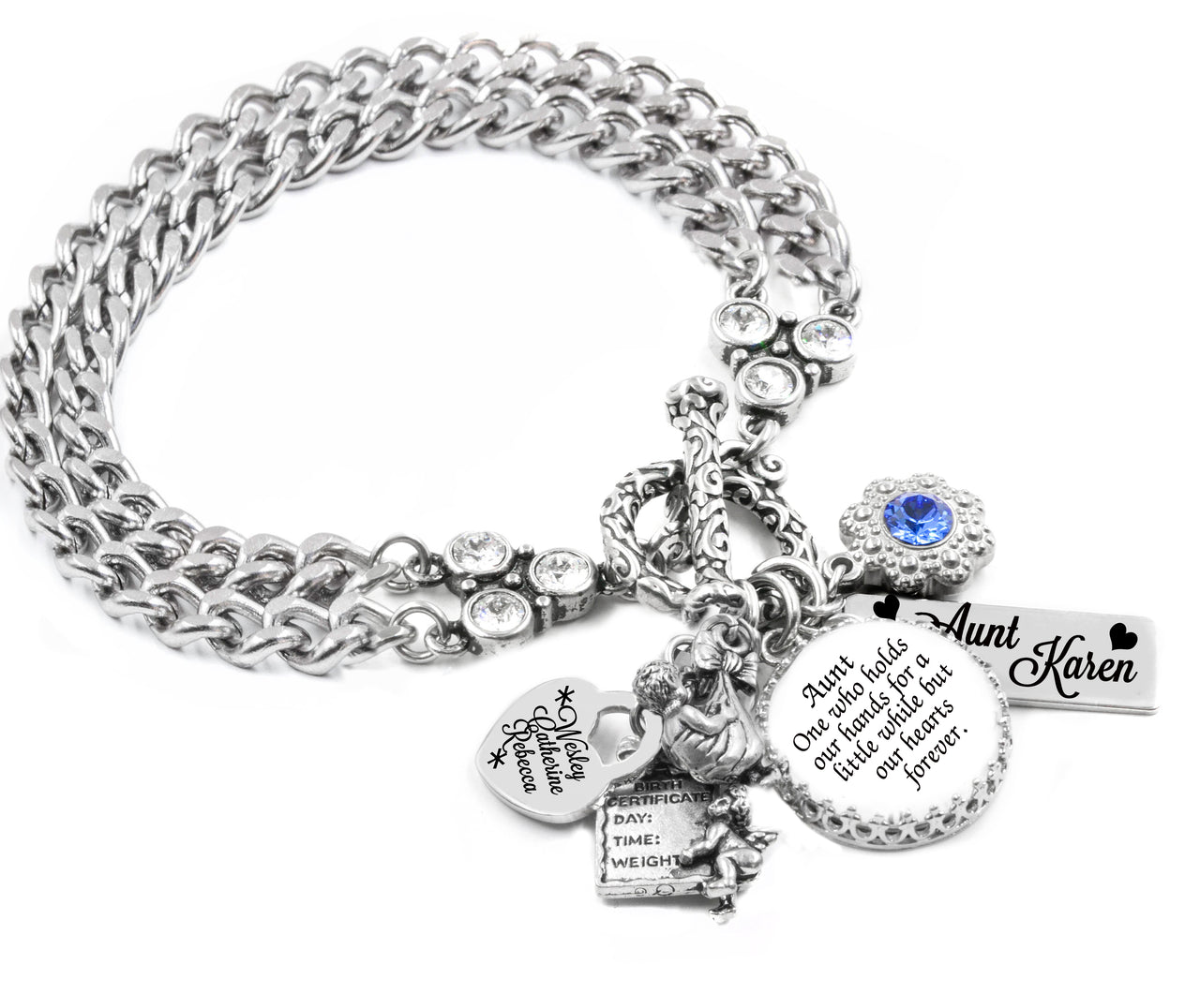 aunt bracelet personalized