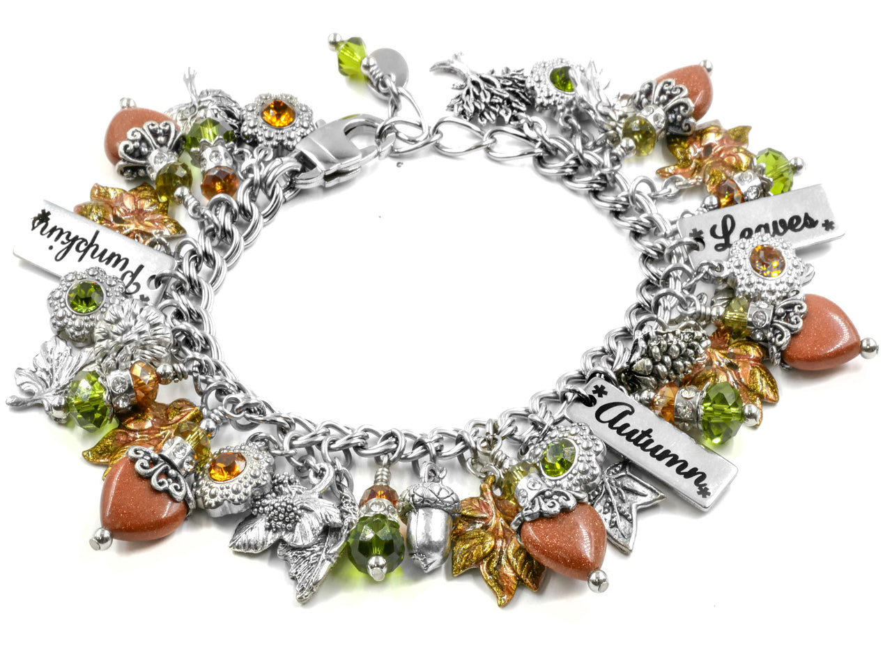 fall leaves bracelet