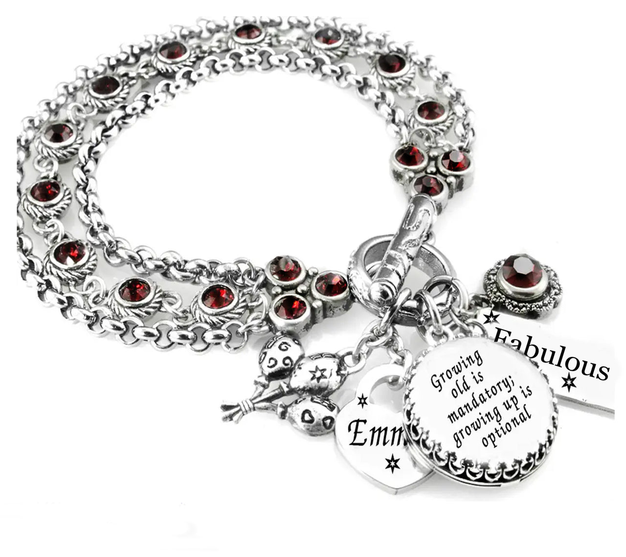 January Birthstone Bracelet