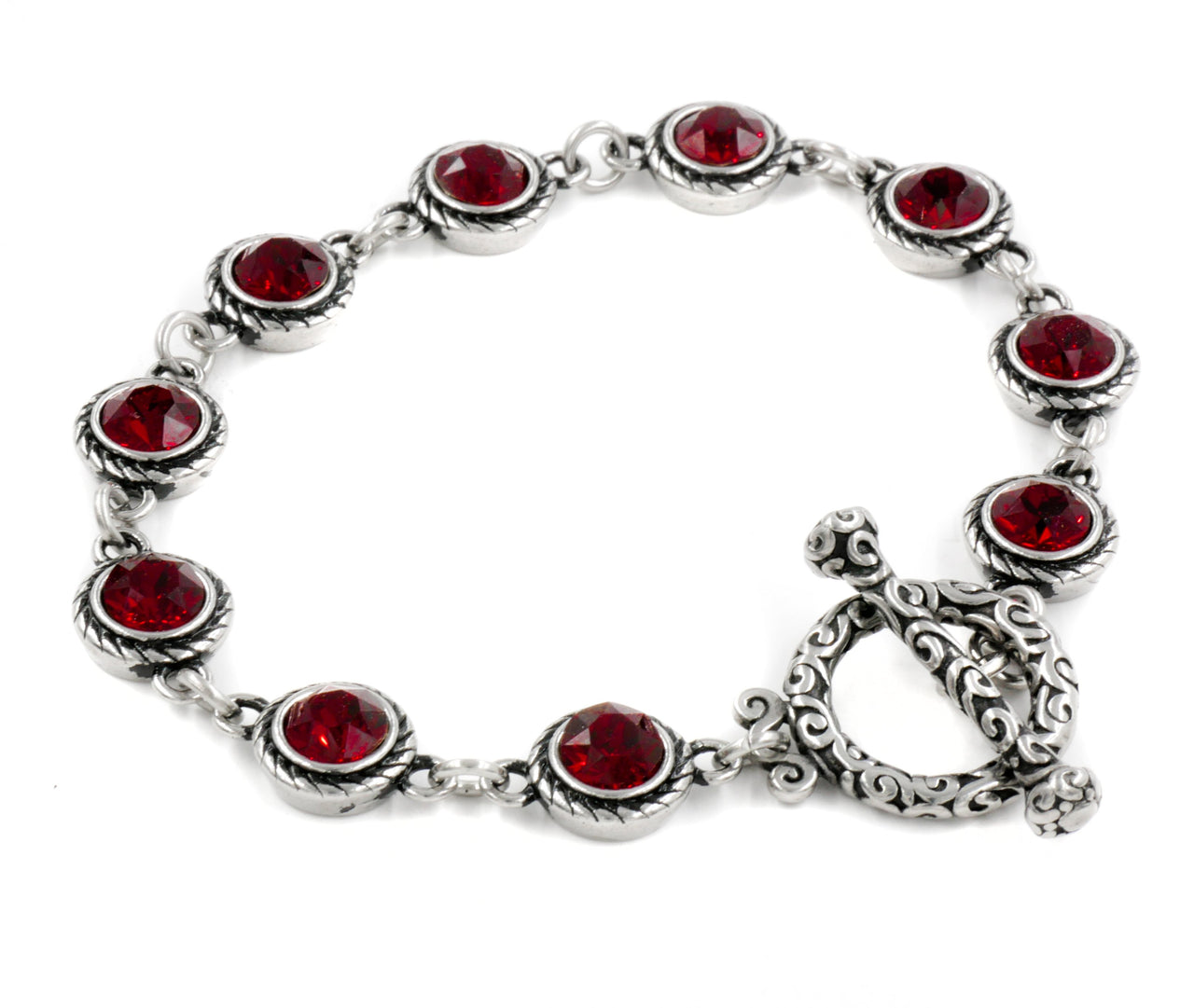 january birthstone bracelet garnet