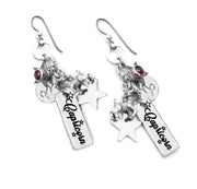 garnet earrings