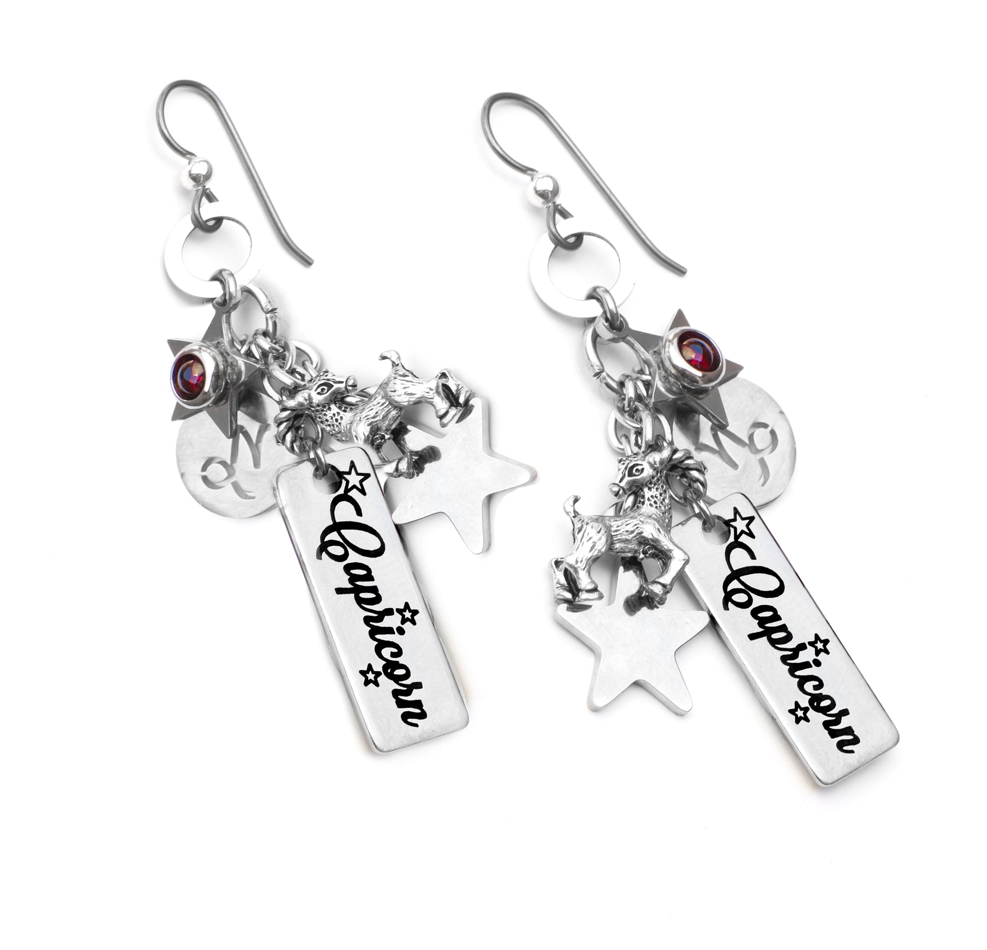garnet earrings