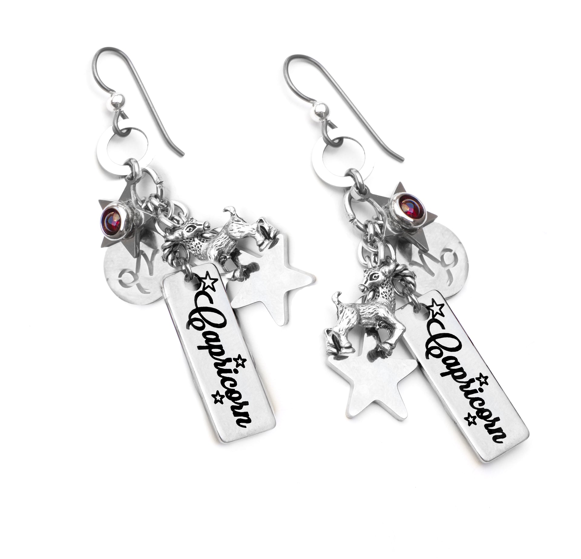 garnet earrings 