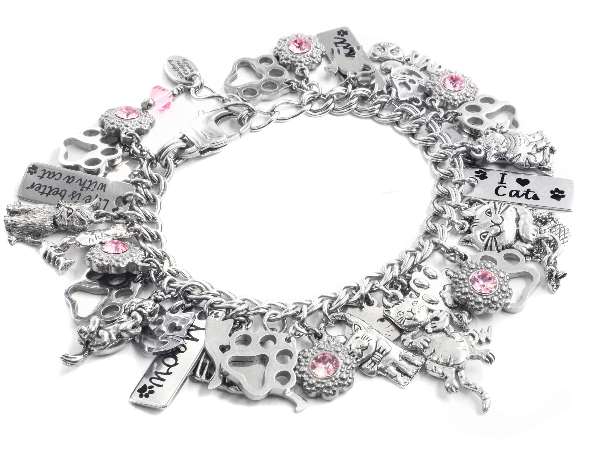 cat charm bracelet