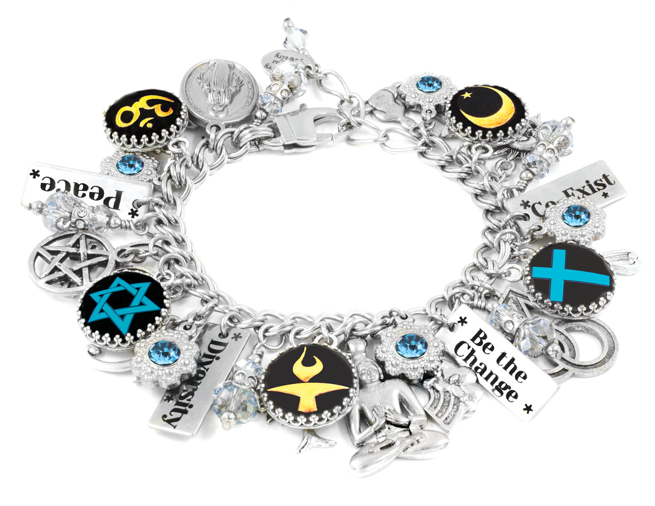 Celebrate Diversity Chalice Charm Bracelet