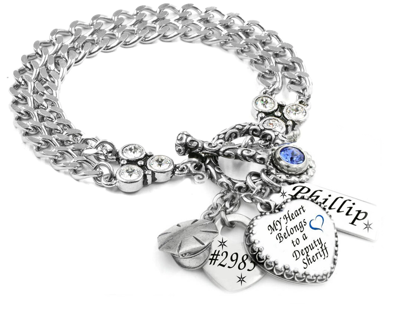 deputy sheriff charm bracelet