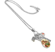 silver dragonfly necklace