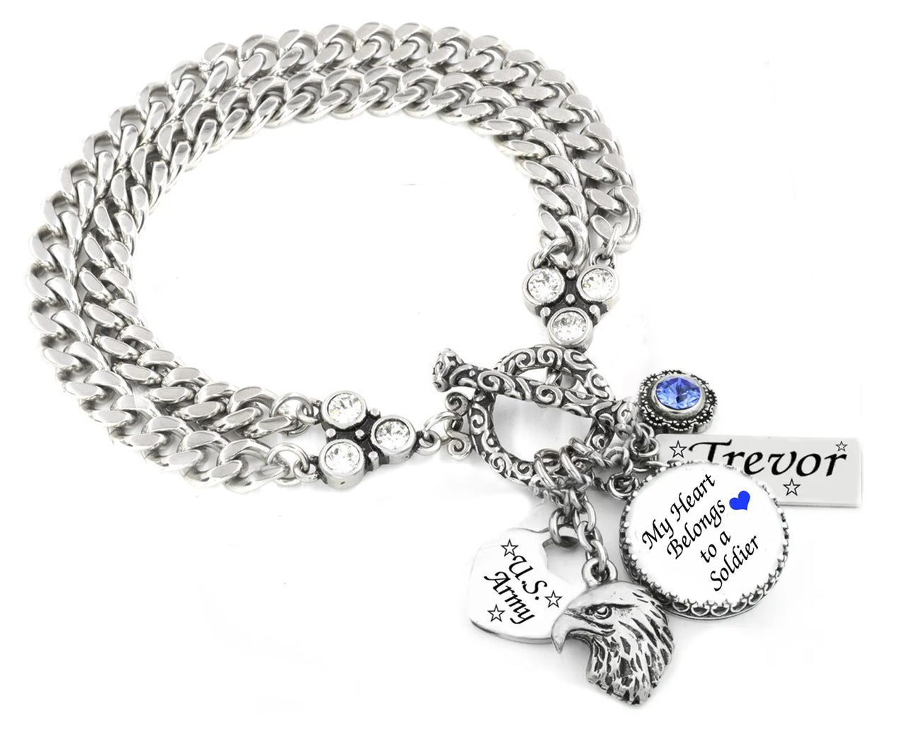 military_charm_bracelet_marines_navy_airforce