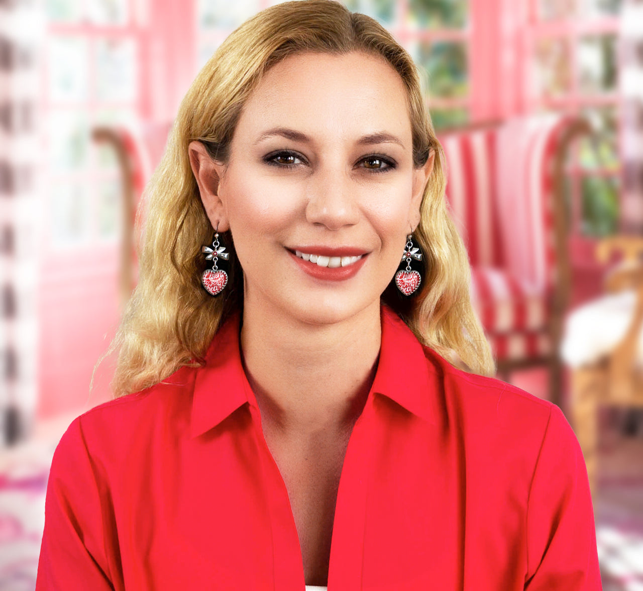 Listen to Your Heart Earrings in Sterling Silver