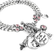 love you to the moon and back bracelet