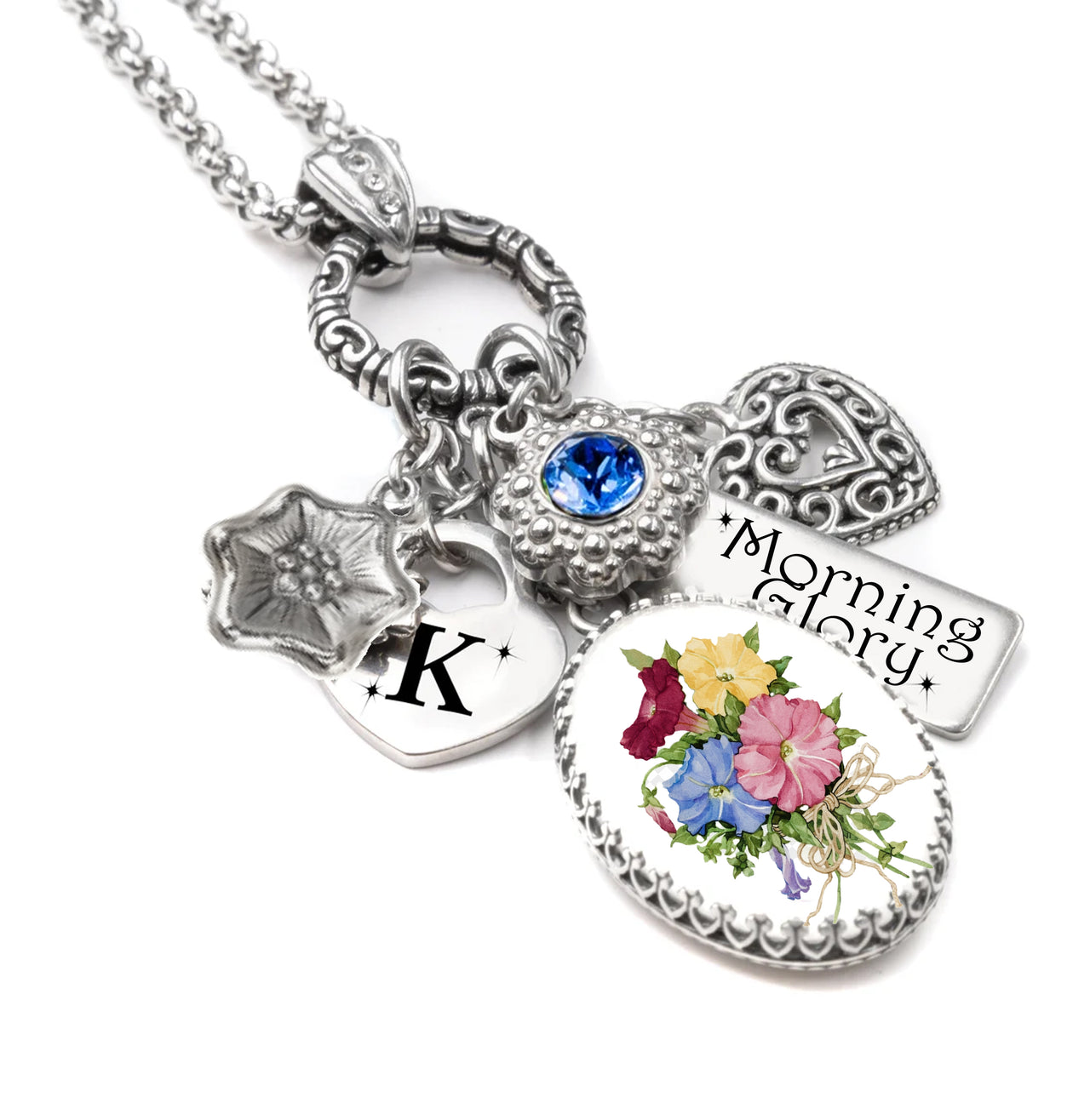 september birthday flower necklace