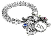 Mom Birthstone Bracelet with Childrens names