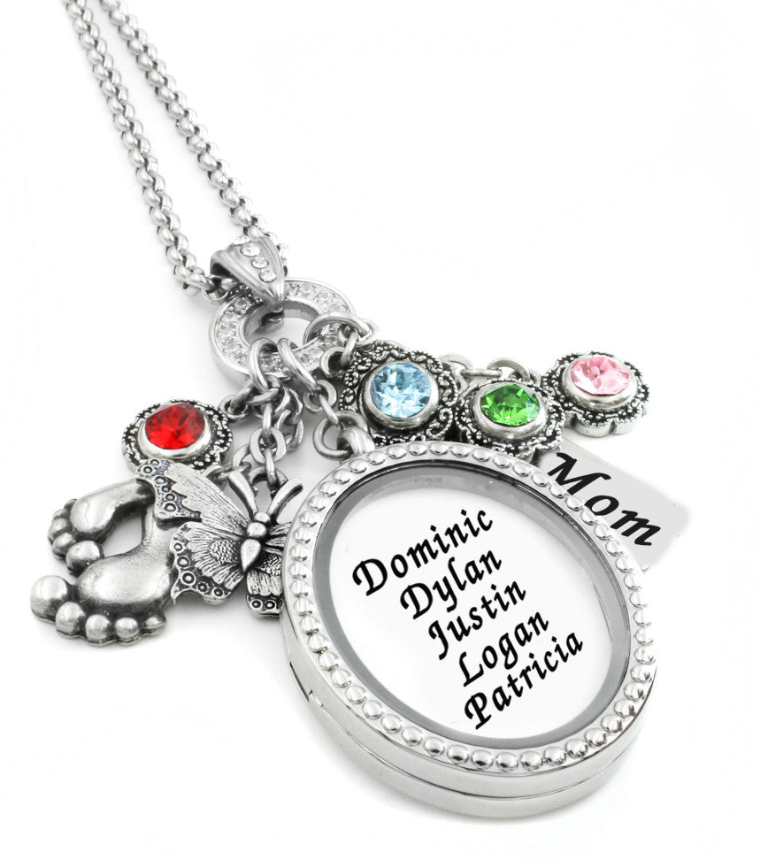 nana birthstone necklace