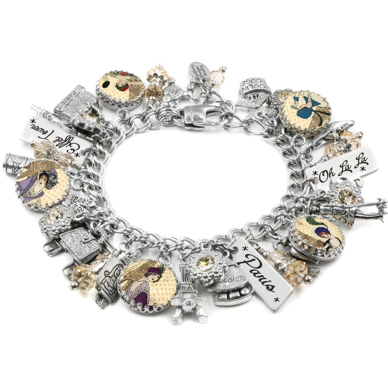 paris charm bracelet