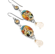 pilgrim thanksgiving earrings