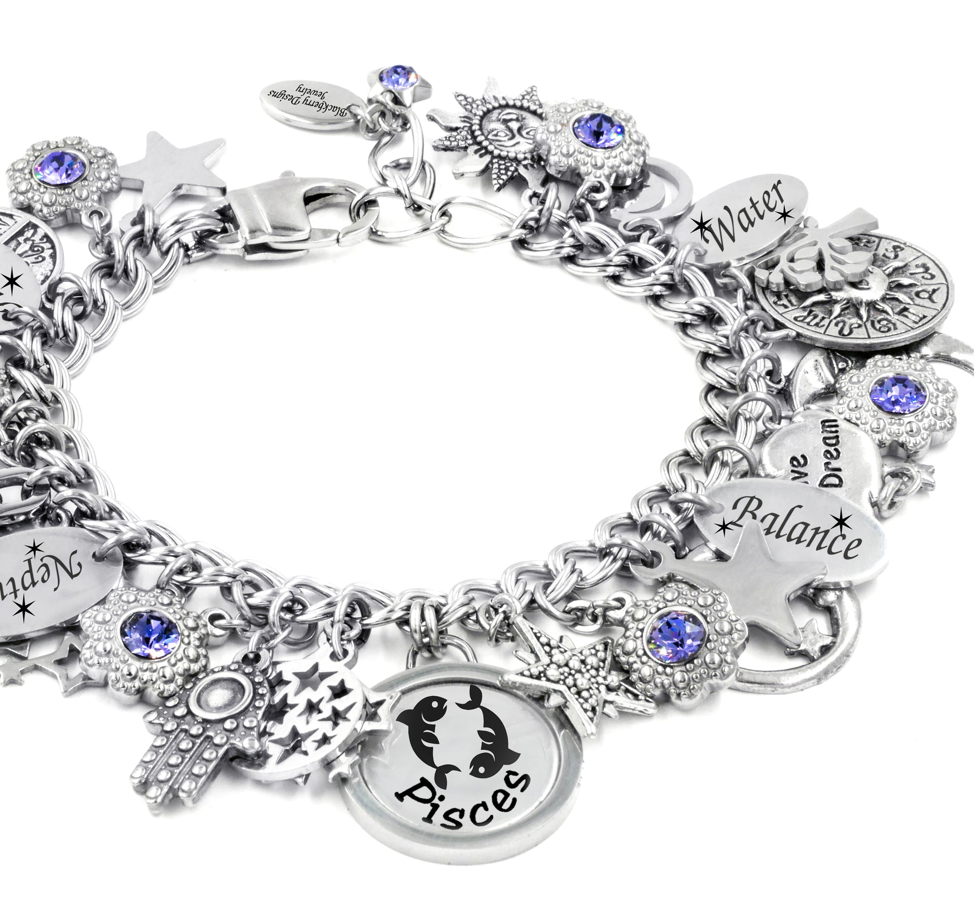 Pisces star sign jewelry