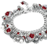 silver pearl bracelet
