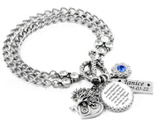 custom retirement bracelet with charms