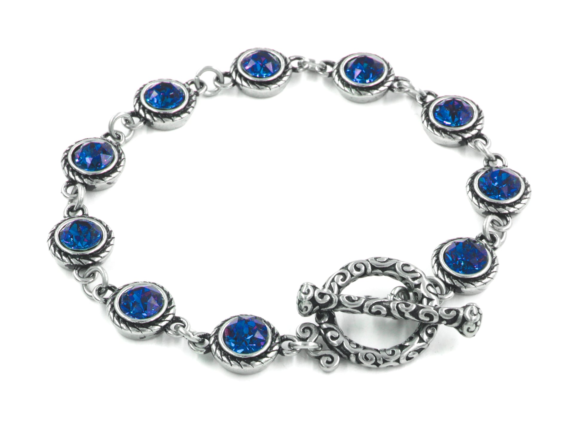 september sapphire birthstone bracelet