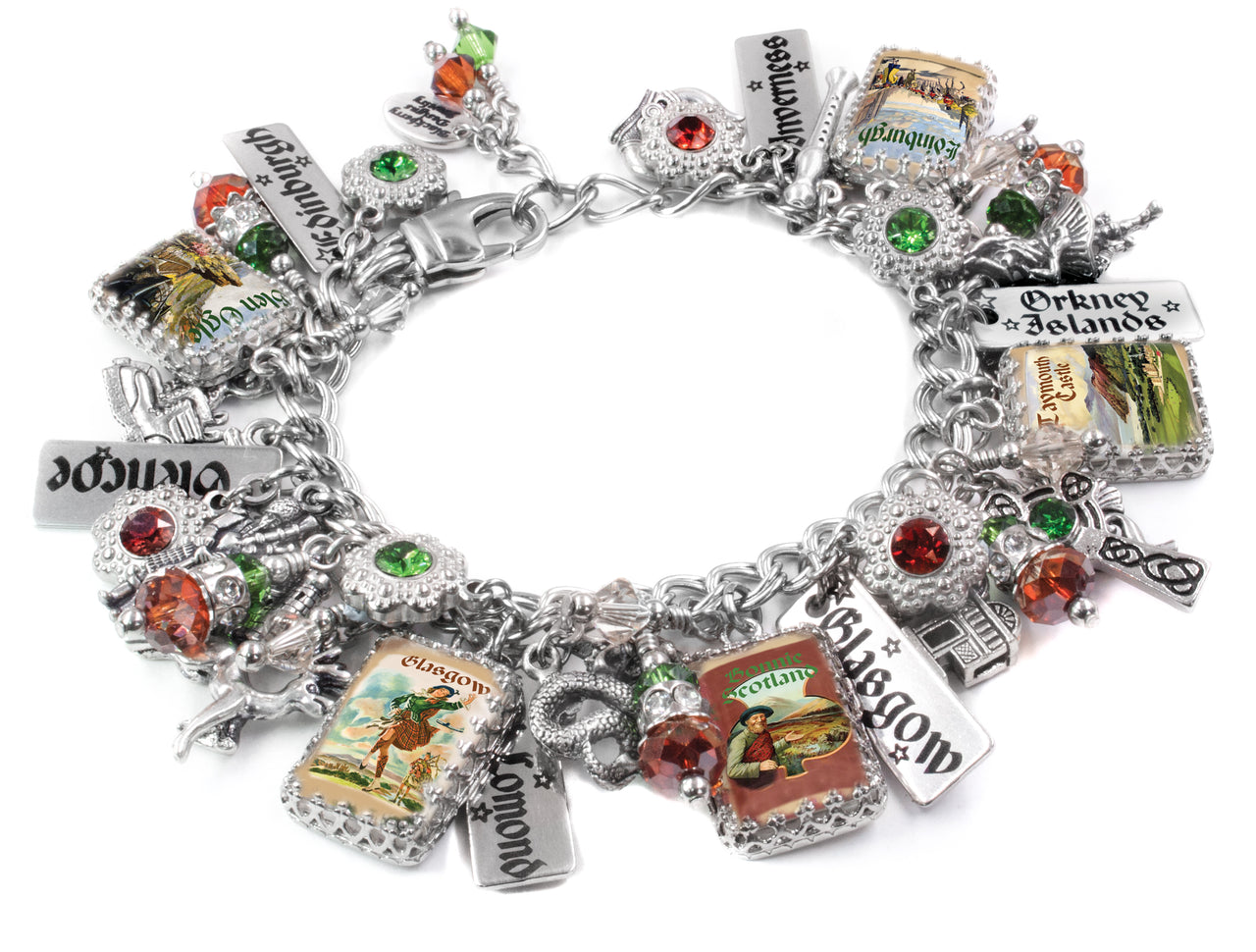 scotland charm bracelet