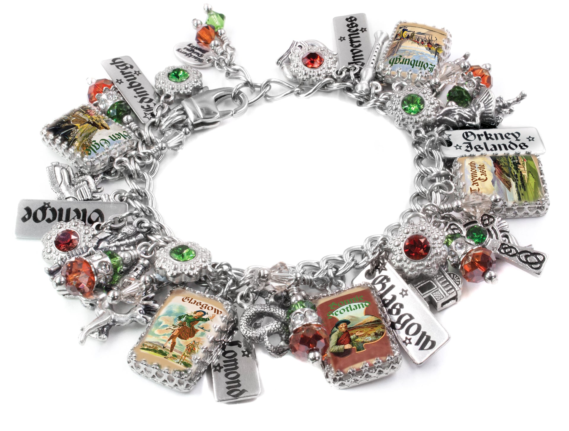 scotland charm bracelet