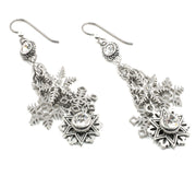 snowflake earrings