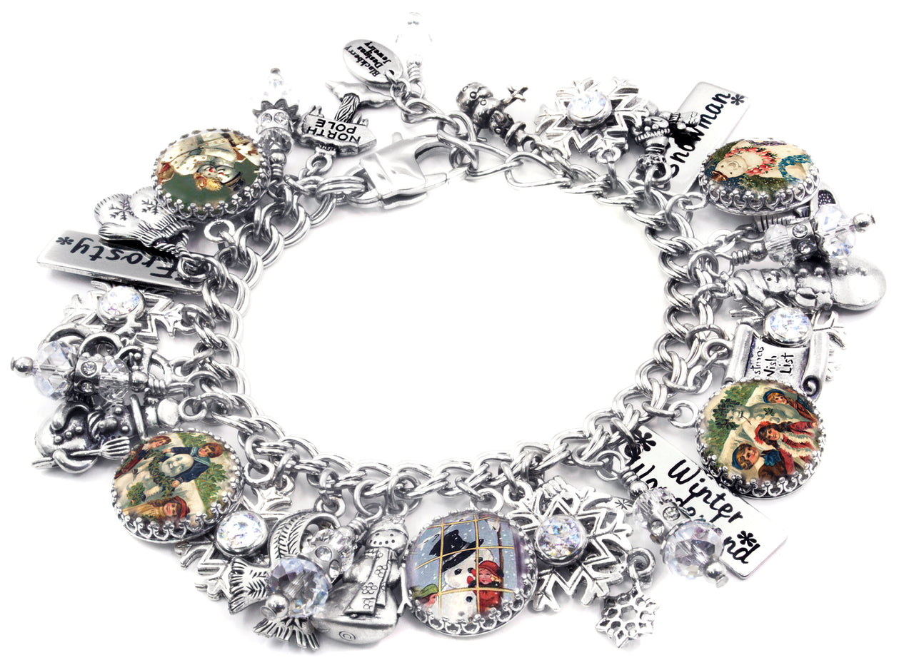 Frosty the Snowman Charm Bracelet