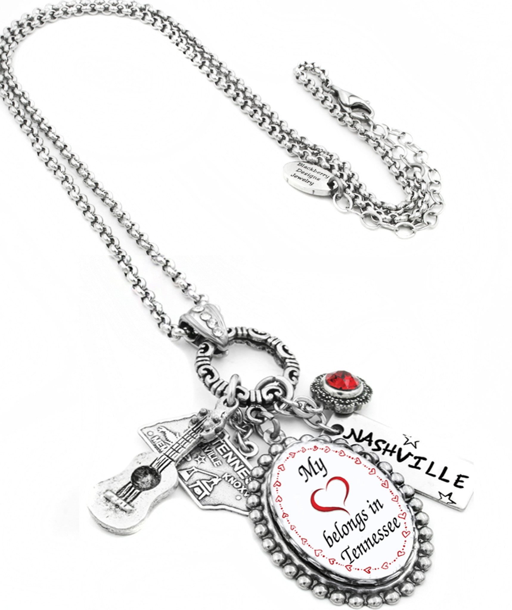 Tennessee charm necklace