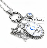 texas charm necklace