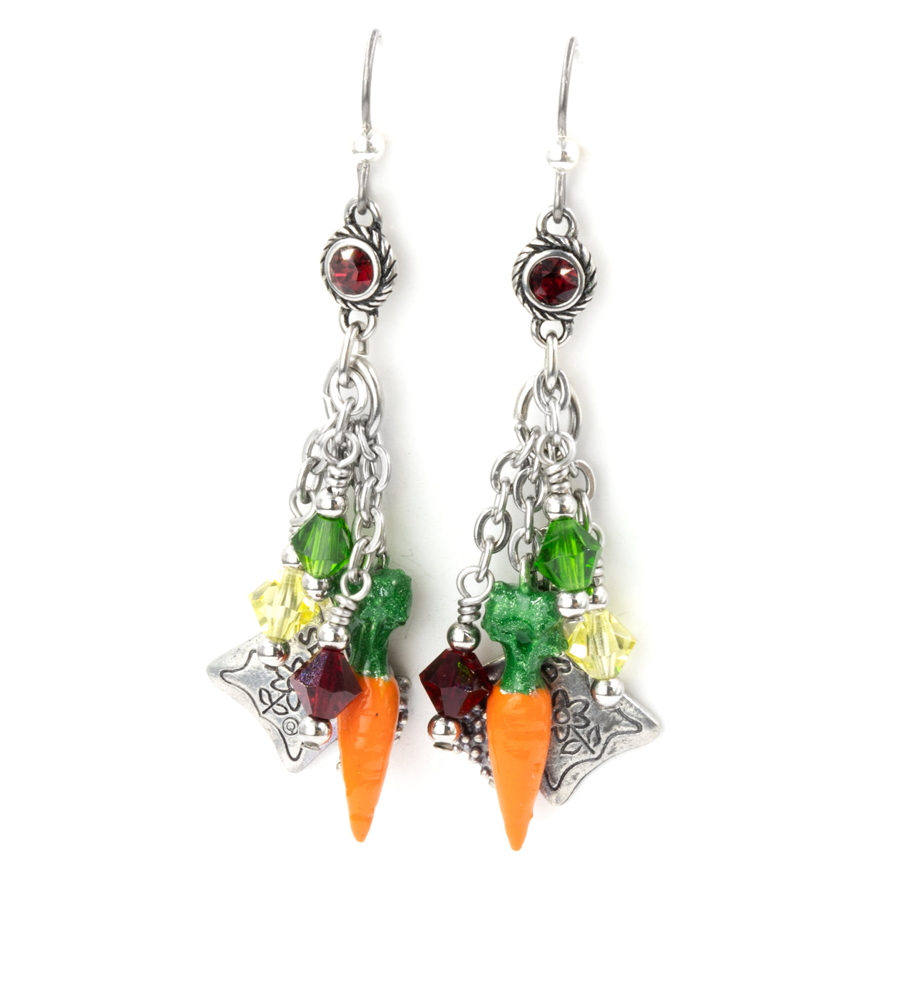 vegetable earrings
