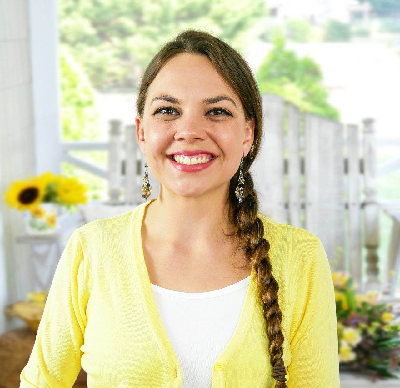 Honey Bee Charm Earrings