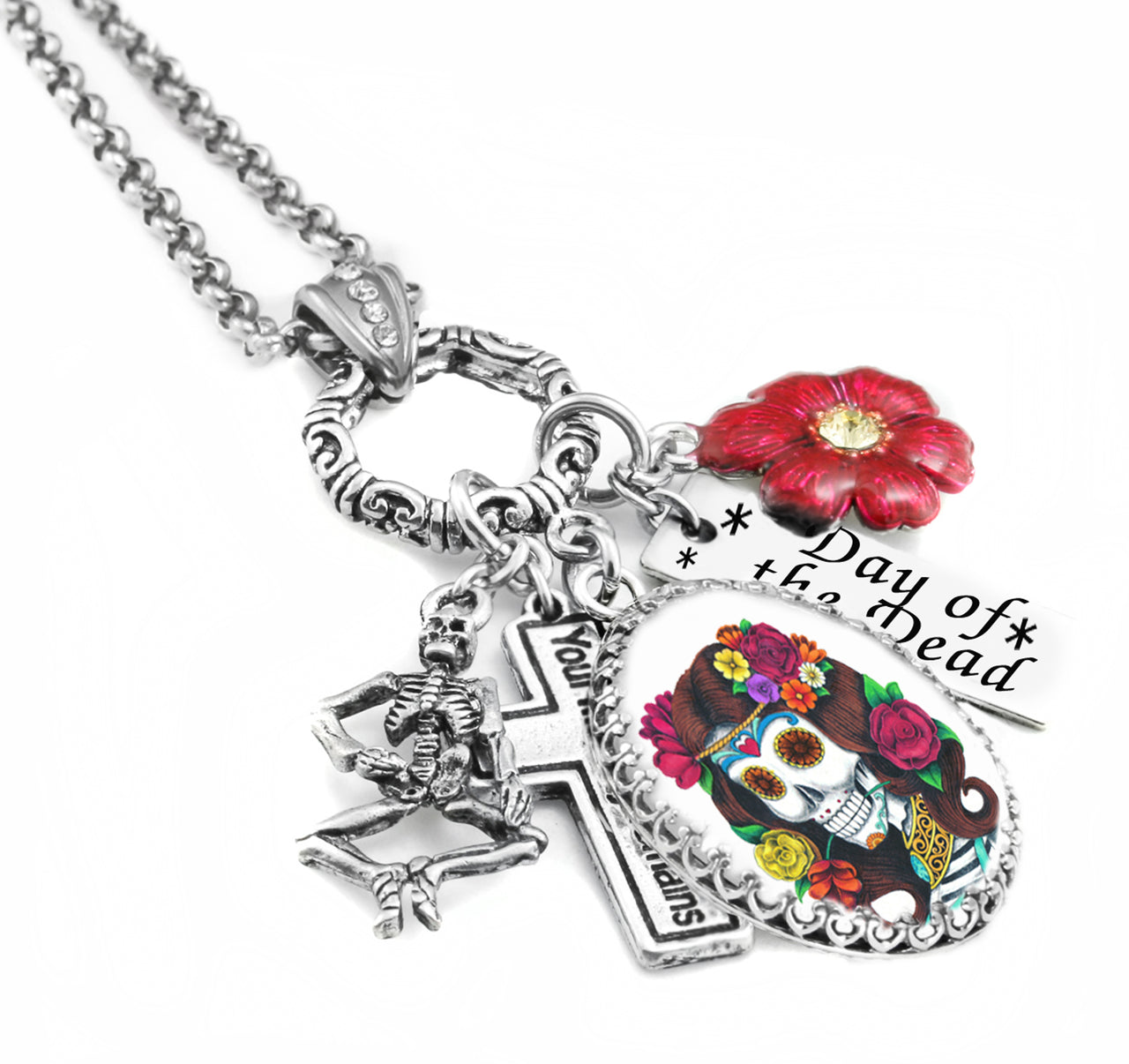 day of the dead necklace