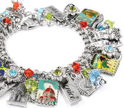 right side of personalized italian charm bracelets
