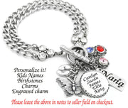 mom personalized bracelet