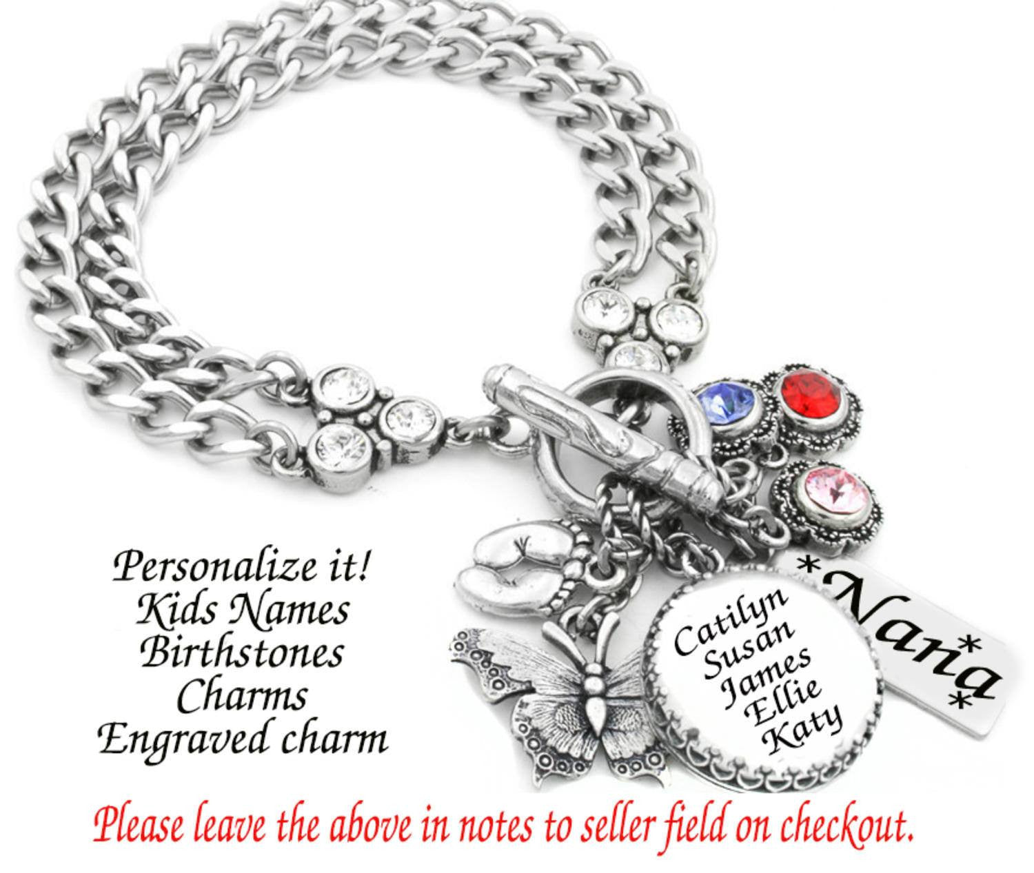 mom personalized bracelet
