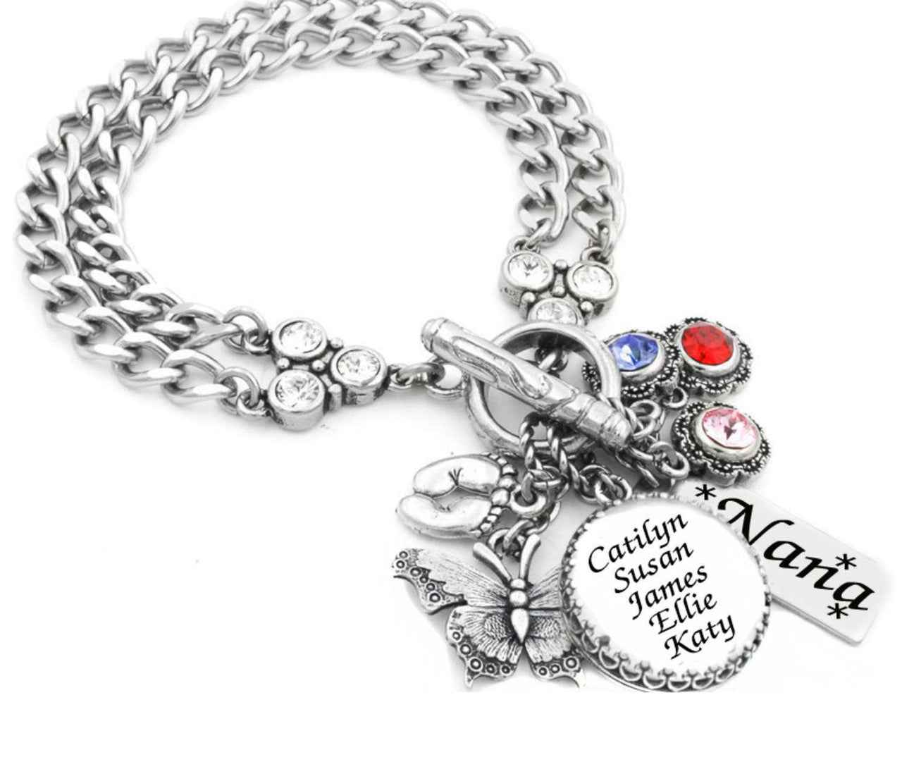 Mothers Birthstone Jewelry with Children's Birthstones