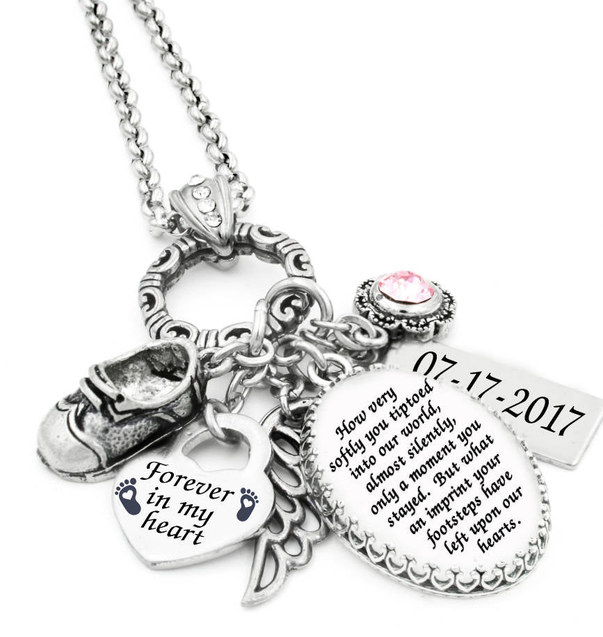 photo of child loss charm necklace