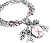 pink ribbon bracelet