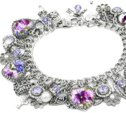 pansy broken china jewelry