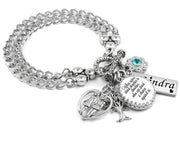 sister charm bracelet