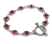 crystal birthstone bracelet