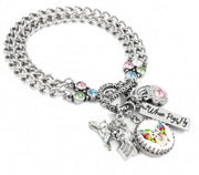 pigs fly charm bracelet
